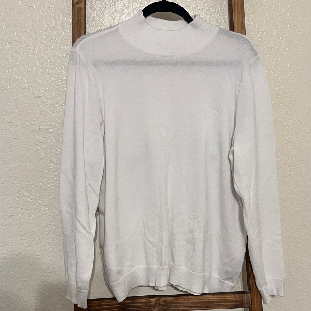Lauren by Ralph Lauren mock neck pullover